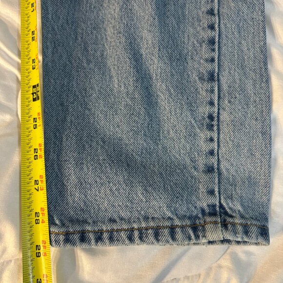 Levi’s Vintage 560 Waist 26 inches Inseam 28 inches Loose fit Straight Leg 1991 - Picture 7 of 11
